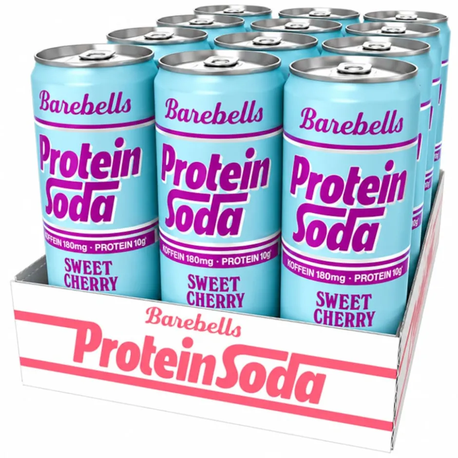 Barebells Protein Soda Sweet Cherry 12x355ml