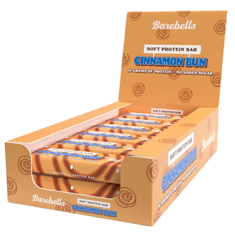 Barebells Soft Protein Bar Cinnamon Bun 12x55g