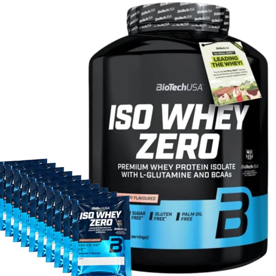 BioTechUSA Iso Whey Zero Strawberry 1816g