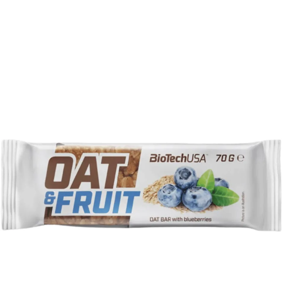 BioTechUSA Oat & Fruit Bar Blueberry 70g