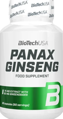 BiotechUSA Panax Ginseng 60 kapslar