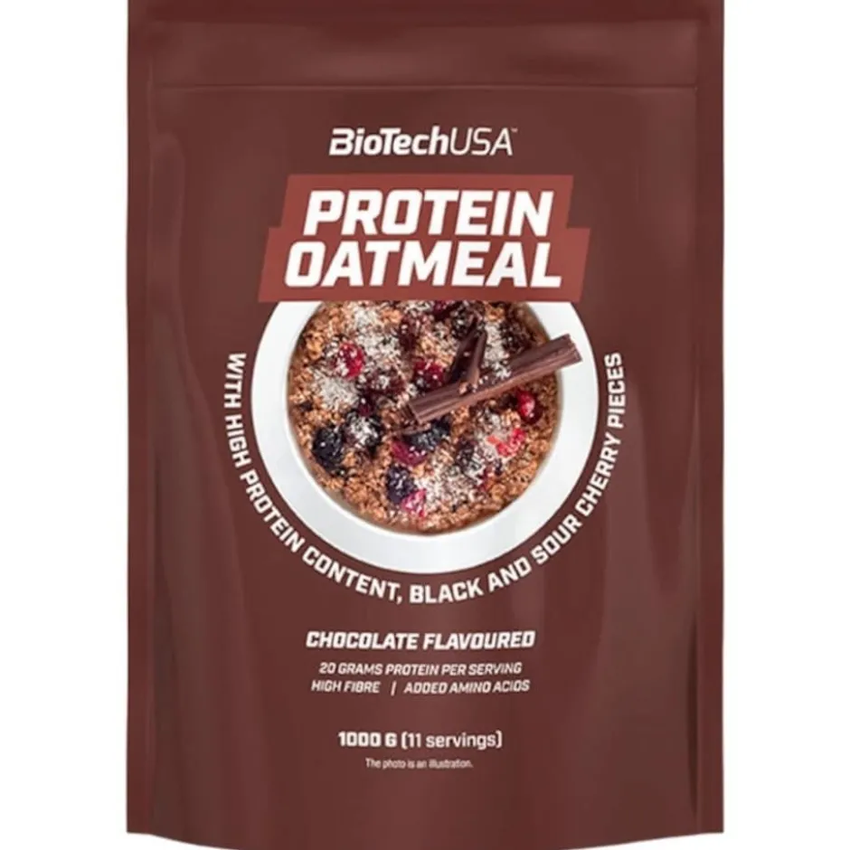 BiotechUSA Protein Oatmeal Chocolate cherry 1000g