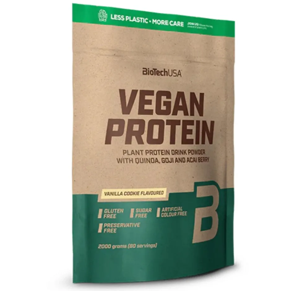 BioTechUSA Vegan Protein Vanilla Cookie 2000g