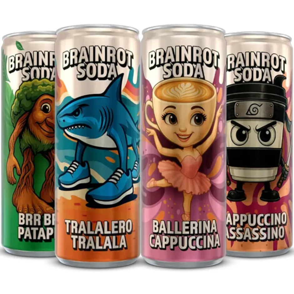 Brainrot Soda Mixpack 4x250ml