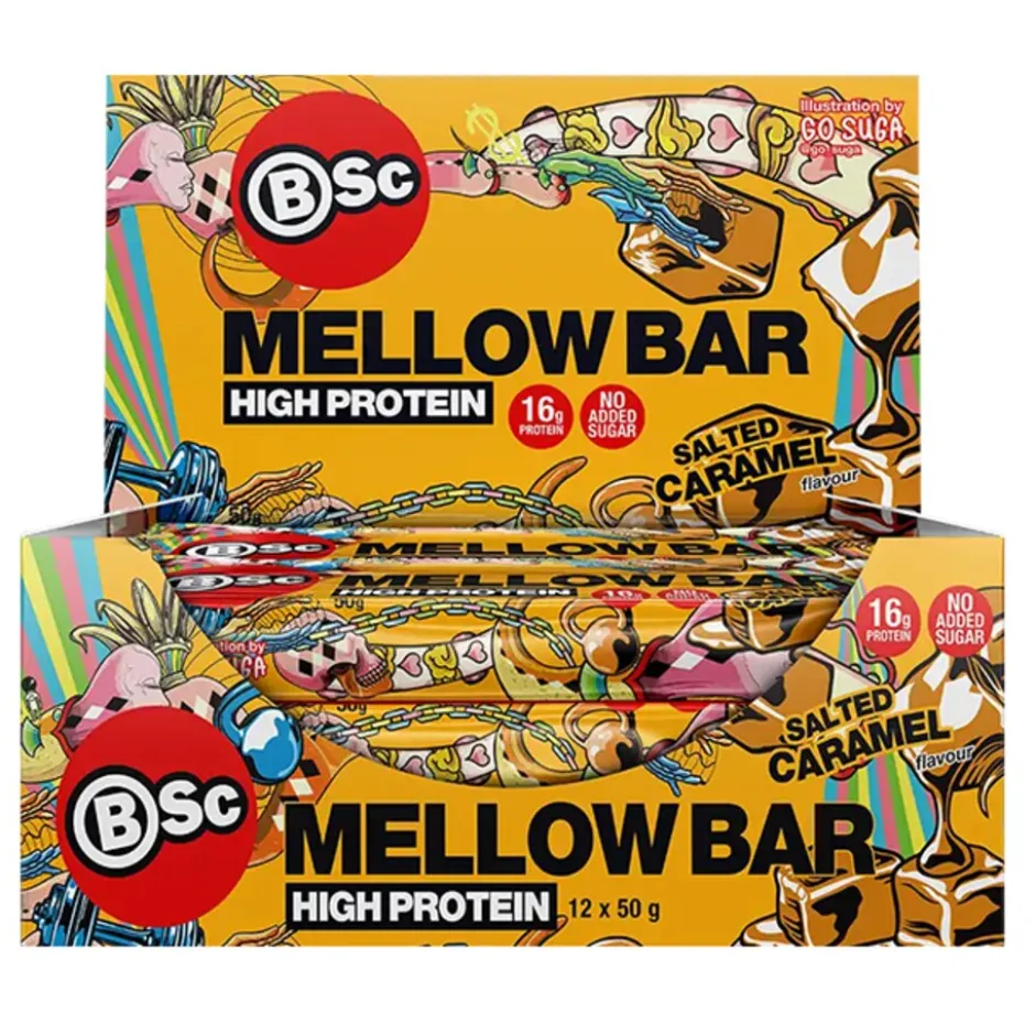 BSC Mellow Bar Salted Caramel 12x50g