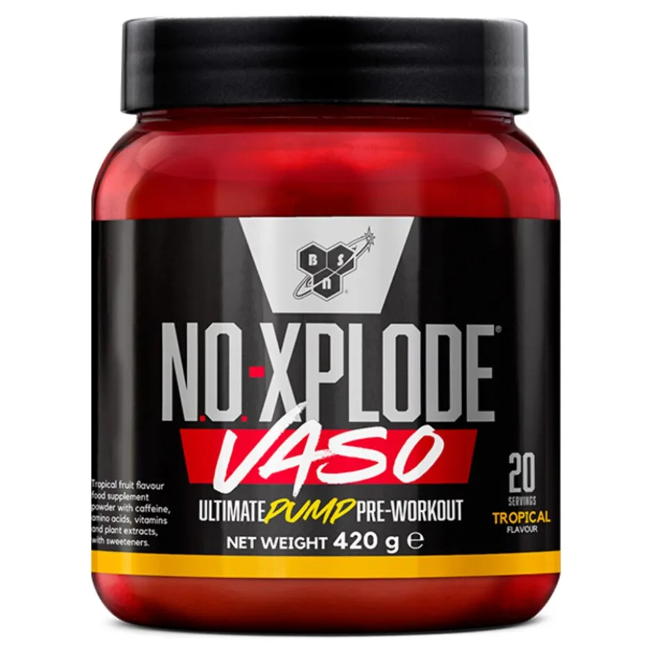 BSN N.O.-Xplode Vaso Pre-Workout Tropical 420g
