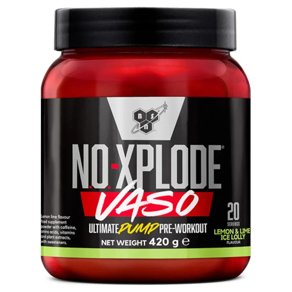 BSN N.O.-Xplode Vaso Pre-Workout Lemon & Lime Ice Lolly 420g