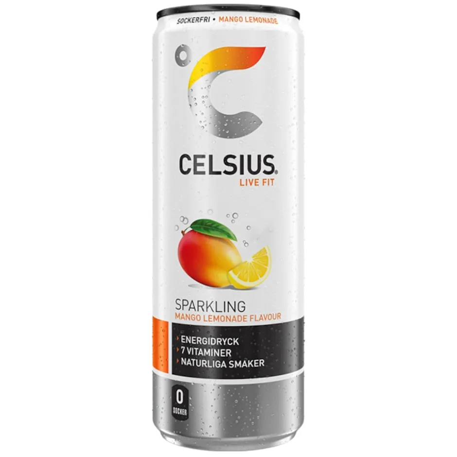 Celsius Mango Lemonade 355ml