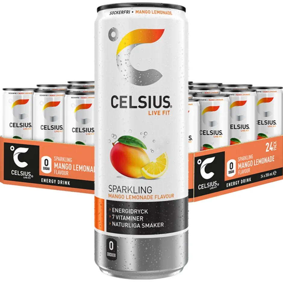 Celsius Mango Lemonade 24x355ml