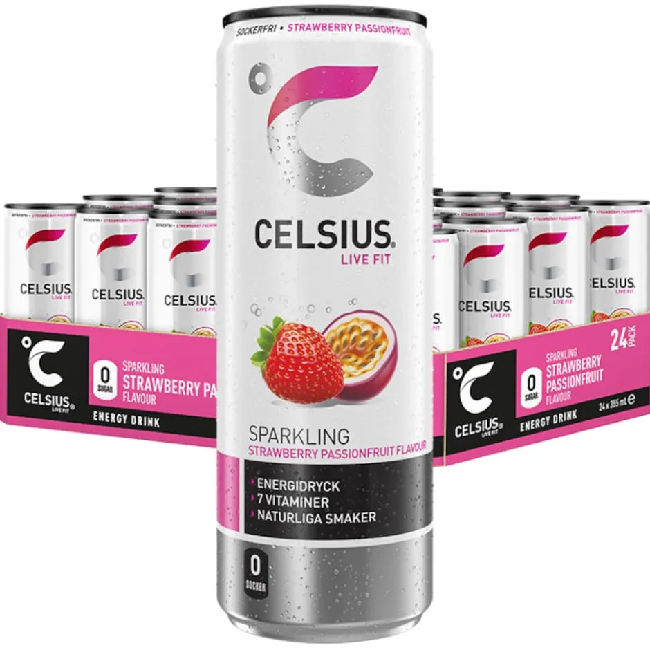 Celsius Strawberry Passionfruit 24x355ml