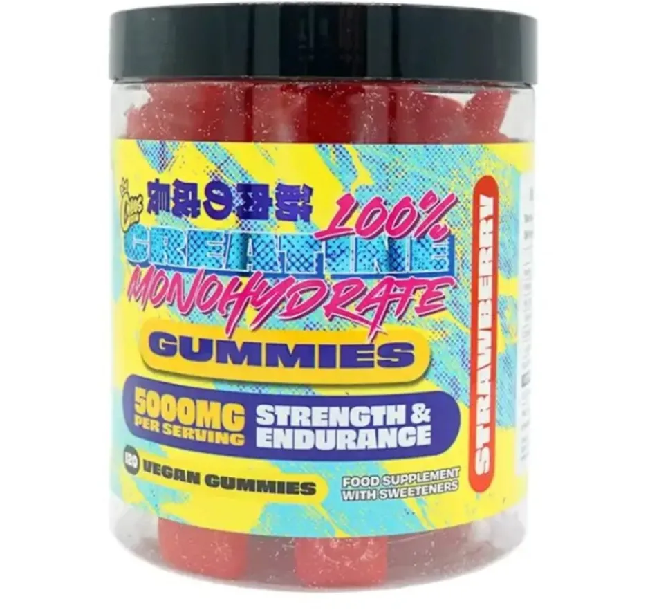 Chaos Crew Creatine Gummies Strawberry 120 Kapslar