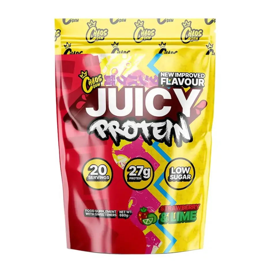 Chaos Crew Juicy Protein Strawberry Lime 680g