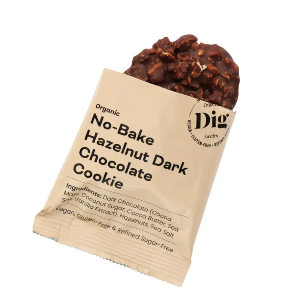 DIG No-Bake Hazelnut Dark Chocolate Cookie 30g