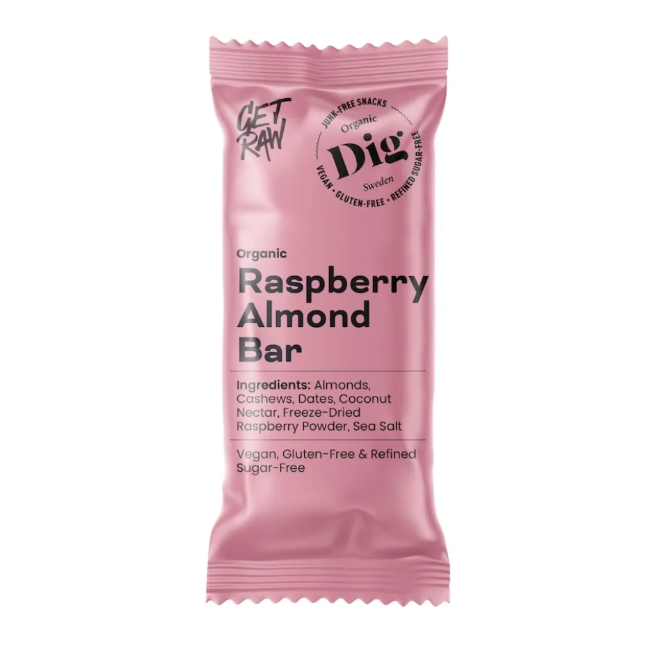 DIG Raspberry Almond Bar 12x42g