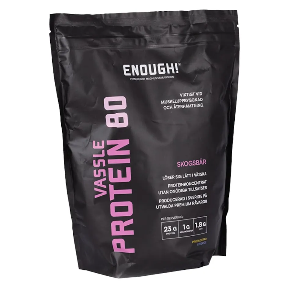 Enough Proteinkoncentrat 80 Skogsbär 1kg