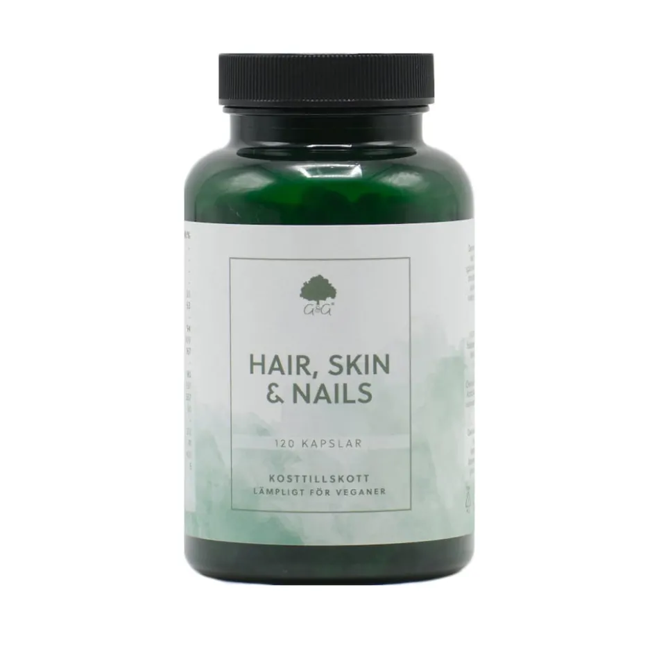 G&G Vitamins Hair, Skin & Nails 120 kapslar