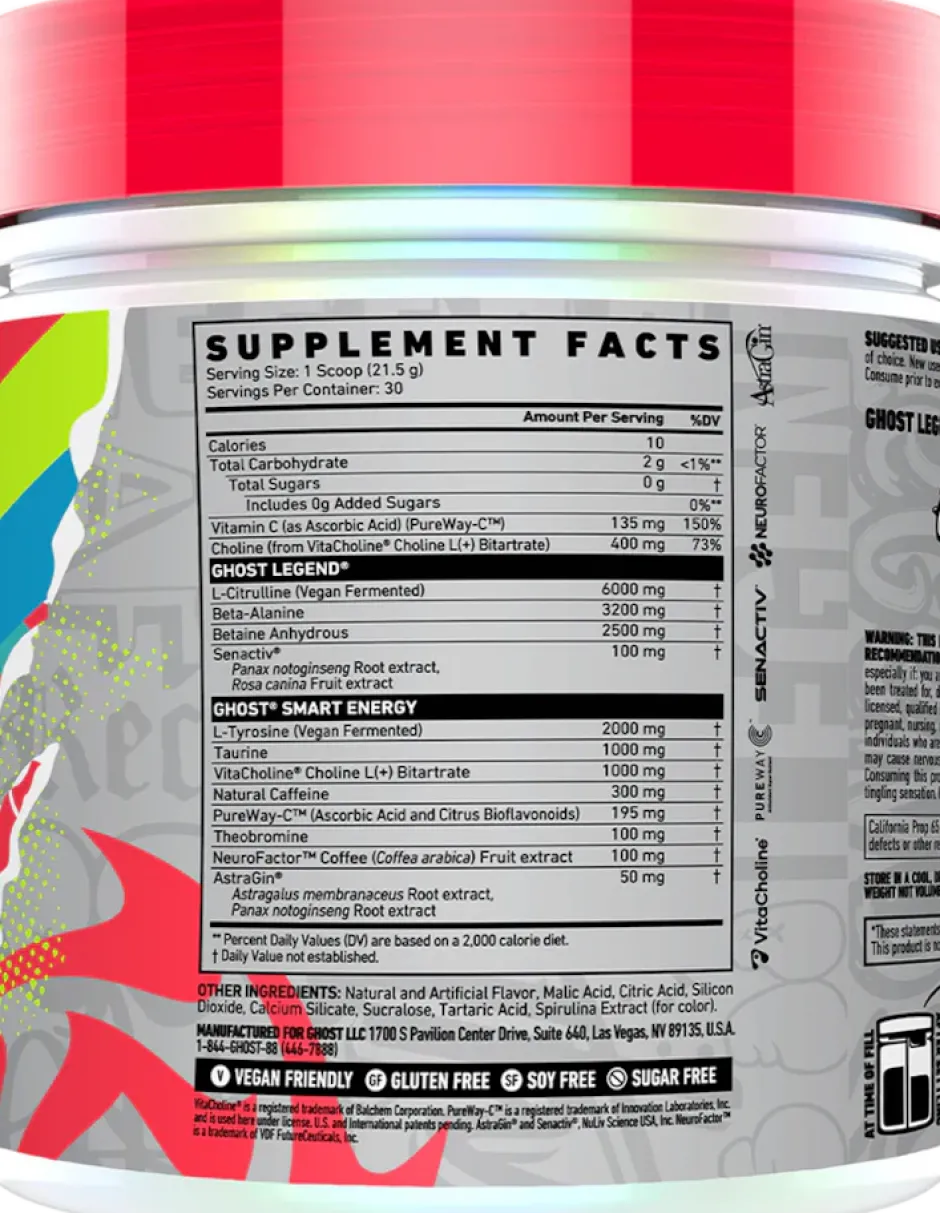 Ghost Legend V4 Electric Limeade 30 servings