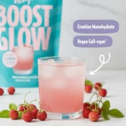 Heey! Boost & Glow Creatine + Coll-egan Wild Strawberries 300g
