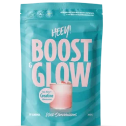 Heey! Boost & Glow Creatine + Coll-egan Wild Strawberries 300g