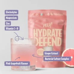 Heey! Hydrate & Defend Pink Grape 240g