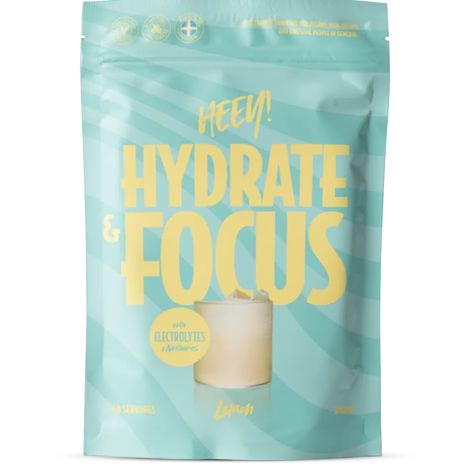 Heey! Hydrate & Focus Lemon 240g