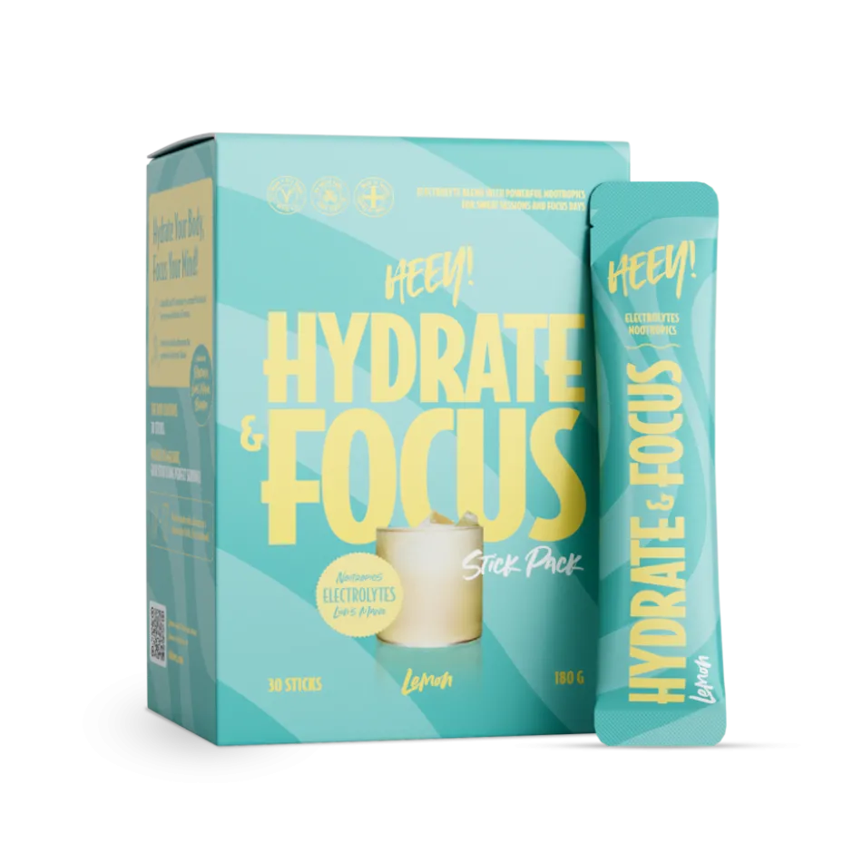 Heey! Hydrate & Focus Lemon 30-pack