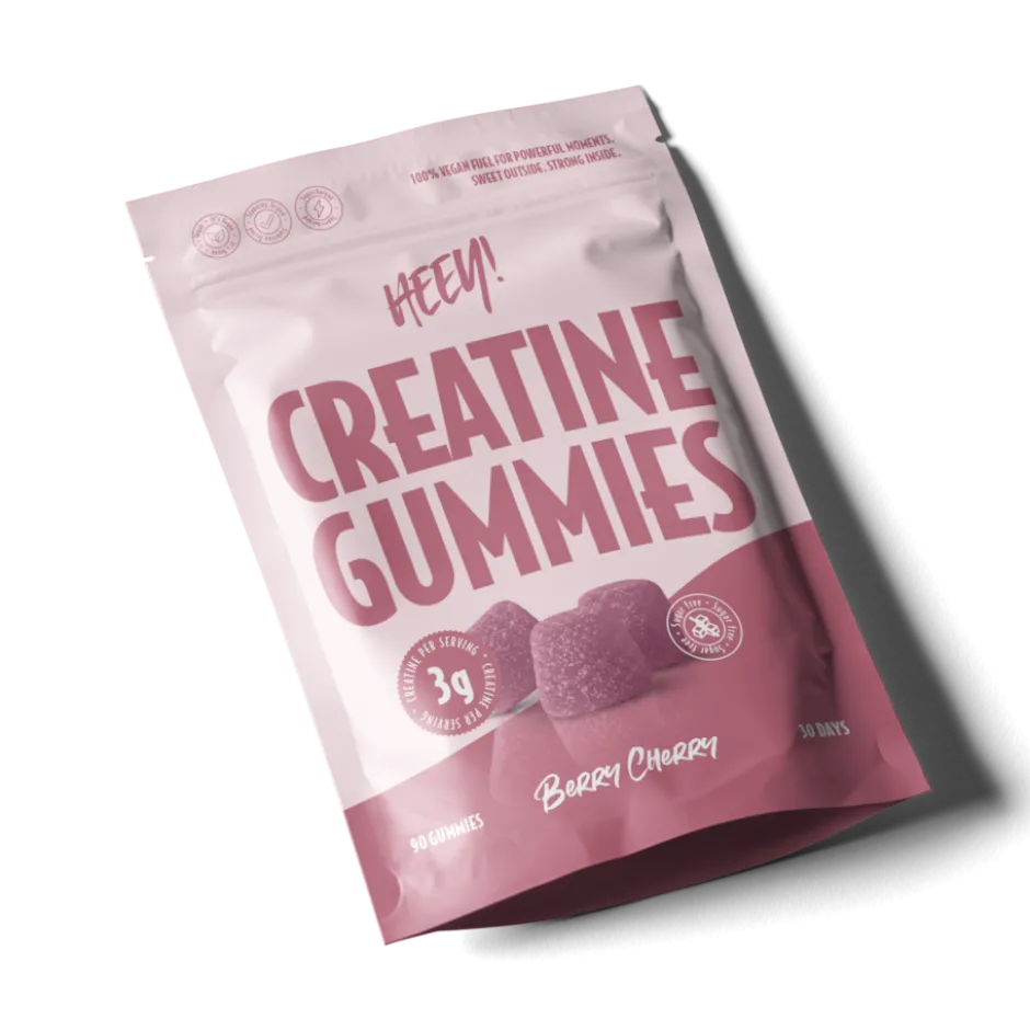 Heey! Kreatin Gummies Körsbär 90st
