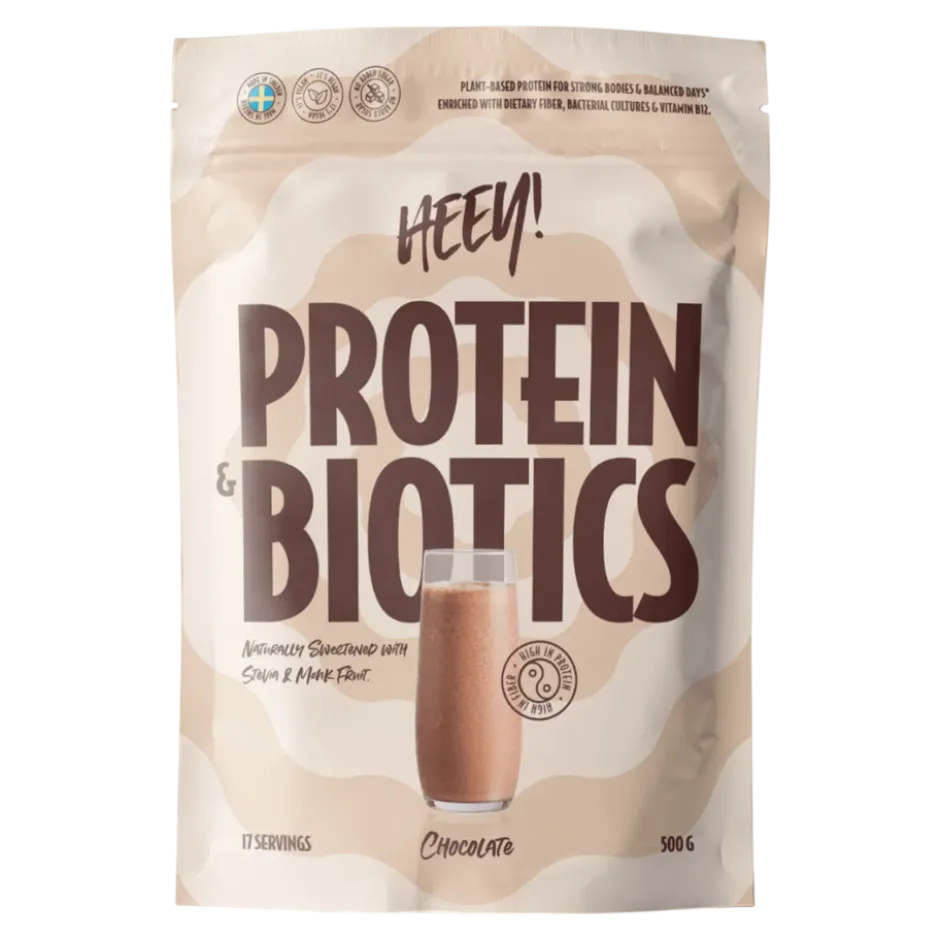 Heey! Protein & Biotics Chocolate 500g