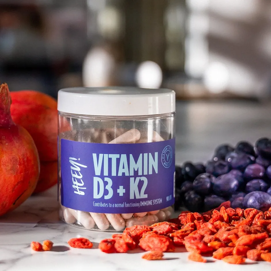 Heey! Vitamin D3/K2 + Superfruits 90 kapslar