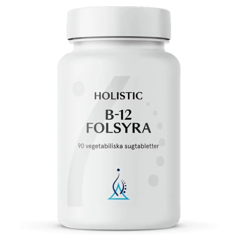 Holistic B-12-Folsyra 90 Kapslar