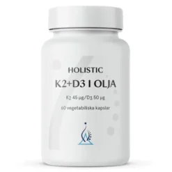 Holistic K2+D3 i olja 60 Kapslar