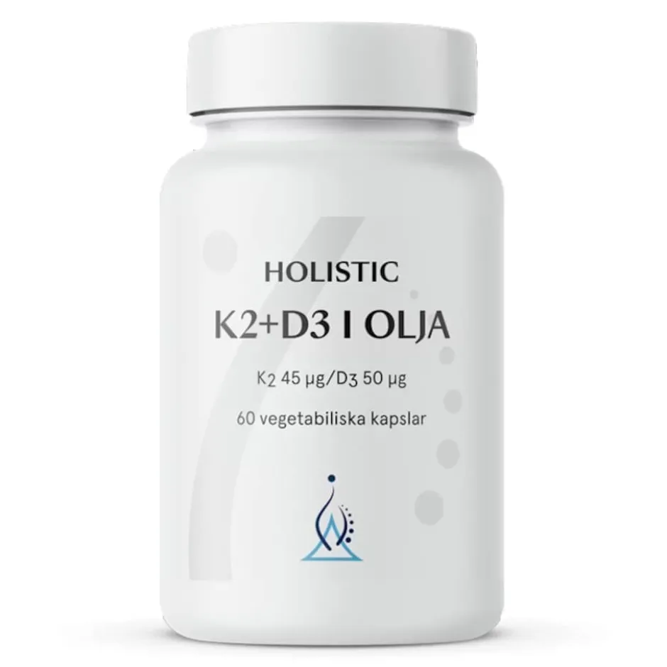 Holistic K2+D3 i olja 60 Kapslar