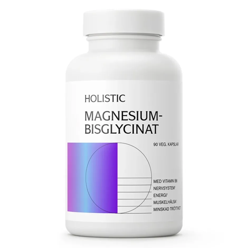 Holistic Magnesiumbisglycinat 100mg 90 Kapslar