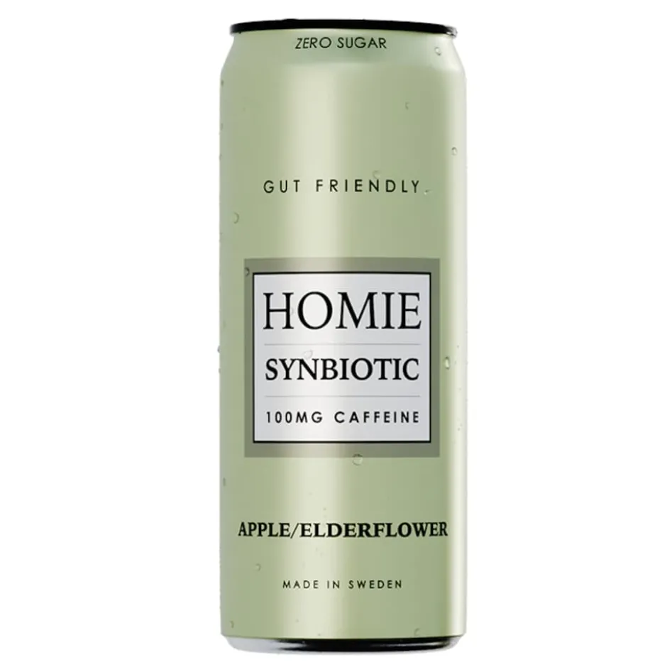Homie Wake Up Synbiotic Apple Elderflower 330ml