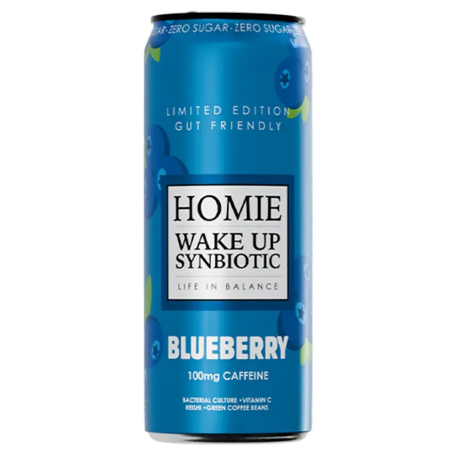 Homie Wake Up Synbiotic Blueberry LTD 330ml