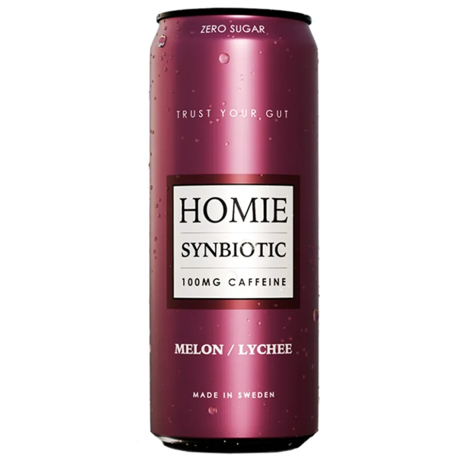Homie Wake Up Synbiotic Melon Lychee 330ml