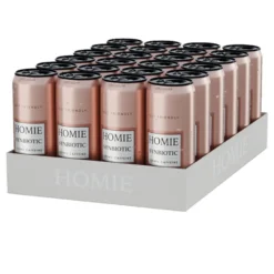 Homie Wake Up Synbiotic Pink Grape 24x330ml
