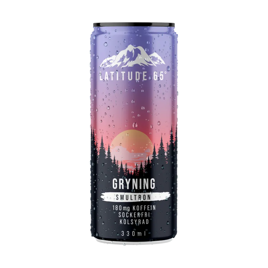 Latitude 65 Gryning Smultron 330ml