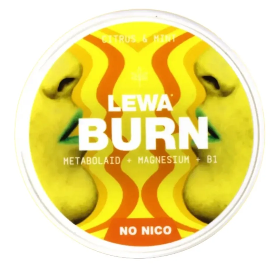 LEWA Burn Citrus & Mint Nikotinfritt snus 1 dosa
