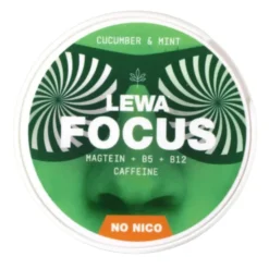 LEWA Focus Cucumber & Mint Nikotinfritt snus 1 dosa
