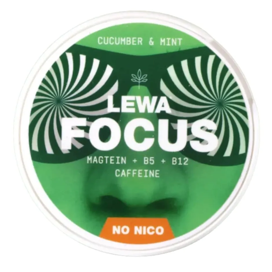 LEWA Focus Cucumber & Mint Nikotinfritt snus 1 dosa