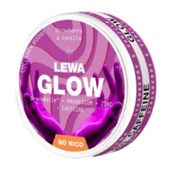 LEWA GLOW Strawberry & Vanilla Nikotinfritt snus 10-pack