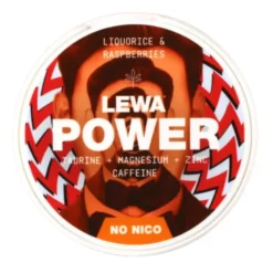 LEWA Power Liquorice & Raspberries Nikotinfritt snus 1 dosa