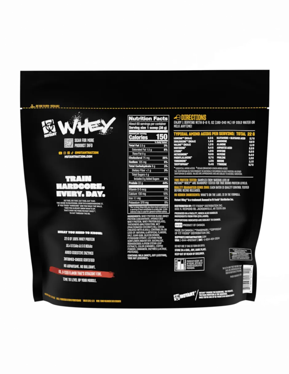 Mutant Whey Chocolate Fudge Brownie 2,27kg