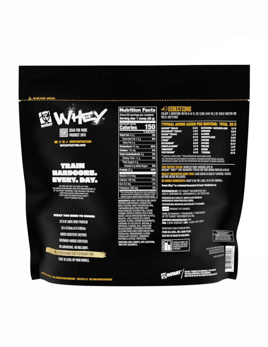 Mutant Whey Cookies&Cream 2,27kg