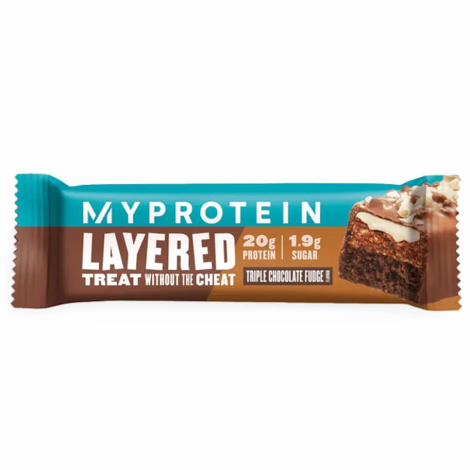 MyProtein Layered Protein Bar Triple Chocolate Fudge 60g