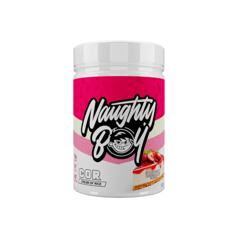 Naughty Boy Cream of Rice Strawberry Cheesecake 1kg