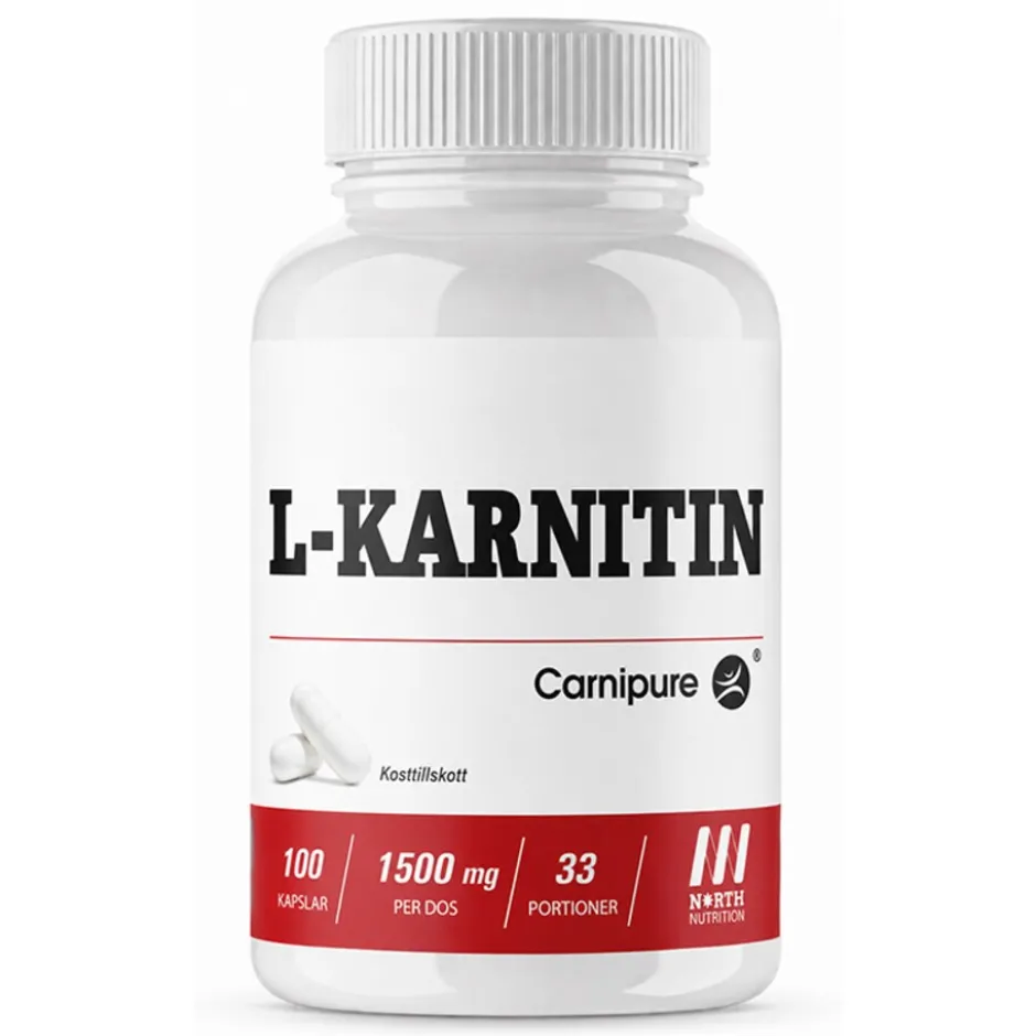 North Nutrition L-Karnitin 500g 100 Kapslar