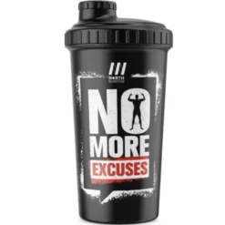North Nutrition Shaker No More Excuses Black 700ml