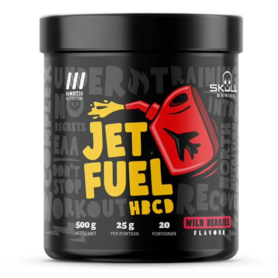 North Nutrition Skull Series JetFuel Wild Berries 500g